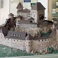Model of Frauenstein castle in the museum (© Geisler Martin; Wikipedia; CC BY-SA 3.0)